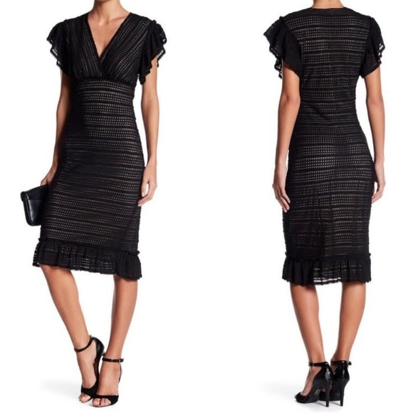 Max Studio Dresses & Skirts - MAX STUDIO | Ruffled Lace LBD NEW